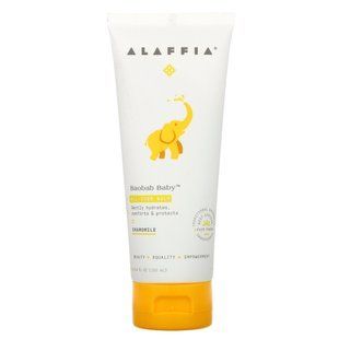 Alaffia, Baobab Baby, універсальний бальзам, ромашка, 3,4 рідкі унції (100 мл)