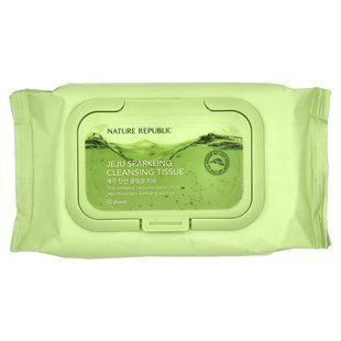 Nature Republic, очищувальна серветка з блискучим блиском, 50 шт