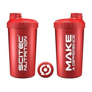 Shaker Scitec Nutrition Make A Difference Scitec Nutrition 700 ml red купить в Киеве и Украине