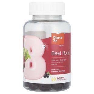 Chapter Six, Beet Root Gummies, Dark Cherry, 60 Gummies купить в Киеве и Украине