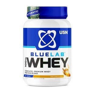 USN, Blue Lab 100% Whey Premium Protein, 908 g, chai late