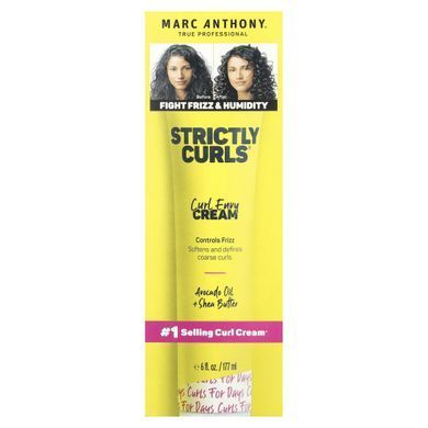 Curl Cream for Styling, Strictly Curls, Curl Envy, Marc Anthony, 177 ml