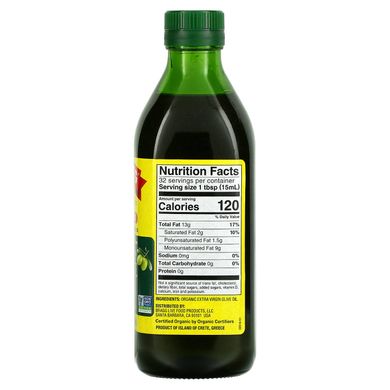 Bragg, Органічна оливкова олія першого віджиму, 16 рідких унцій (473 мл)