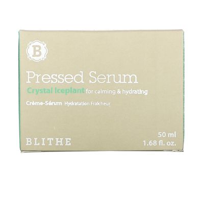 Пресована сироватка, Pressed Serum, Crystal Iceplant, Blithe, 50 мл