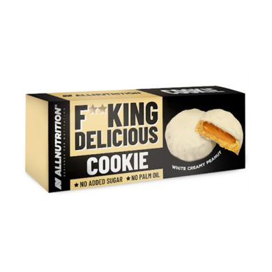 Печиво з арахісом в білому шоколаді Allnutrition (Fitking Delicious Cookie) 128 г