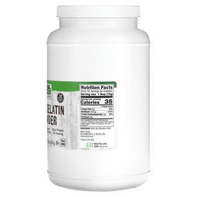 Желатин яловичий порошок Now Foods (Beef Gelatin Powder) 1,814 кг