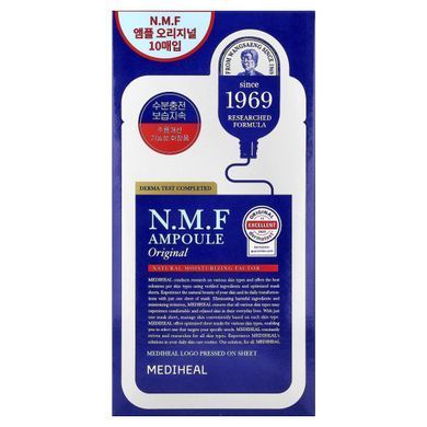 MEDIHEAL, N.M.F Ampoule Beauty Mask, Original , 10 Masks, 0.91 fl oz (27 ml) купить в Киеве и Украине