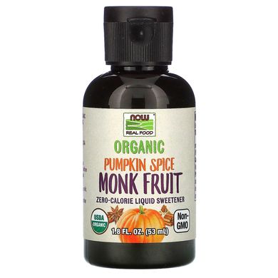 Архат рідкий підсолоджувач з нульовою калорійністю Now Foods (Organic Monk Fruit Zero-Calorie Liquid Sweetener) 53 мл