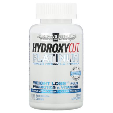 Hydroxycut платинум, харчова добавка для зниження ваги, Hydroxycut, 60 швидкодіючих капсул