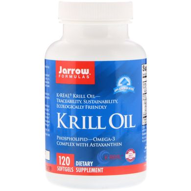 Масло криля Jarrow Formulas (Krill Oil) 120 капсул