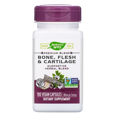 Здоров'я кісток і зв'язок Nature's Way (Bone Flesh & Cartilage) 880 мг 100 капсул