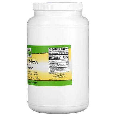 Желатин яловичий порошок Now Foods (Beef Gelatin Powder) 1,814 кг