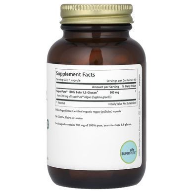 Beta-glucan 1,3 seaweed extract 60 vegetarian capsules