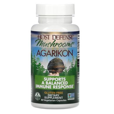 Агарікон, Agarikon Mushroom, Fungi Perfecti, 60 овочевих капсул