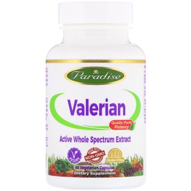 Валеріана Paradise Herbs (Valerian) 250 мг 60 капсул