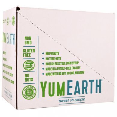 Желатиновые червячки, различные вкусы, YumEarth, 12 упаковок, по 2,5 унц. (71 г) каждая купить в Киеве и Украине