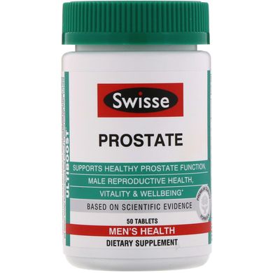 Простата, Prostate, Swisse, 50 таблеток купить в Киеве и Украине