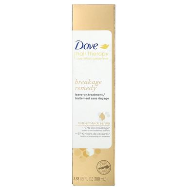 Dove, Hair Therapy, Несмываемое средство от ломкости, 3,38 жидких унций (100 мл) купить в Киеве и Украине