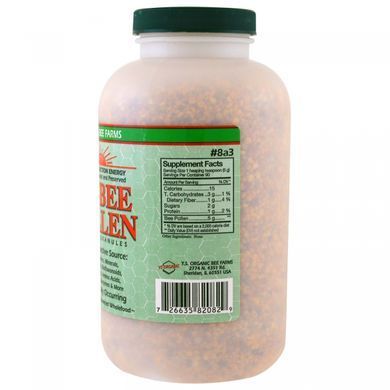 Пчелиная пыльца Свежая Гранулы Y.S. Eco Bee Farms (Fresh Bee Pollen Whole Granules) 454 г купить в Киеве и Украине