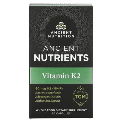 Axe / Ancient Nutrition, Ancient Nutrients, вітамін K2, 6 капсул