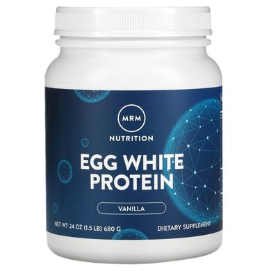 Натуральний яєчний білок MRM (Natural Egg White Protein) 680 г зі смаком французької ванілі