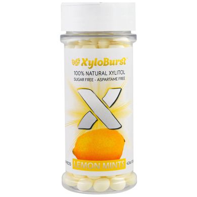 Лимонные мятные конфеты, Xyloburst, 200 штук, 4,23 унции (120 г) купить в Киеве и Украине