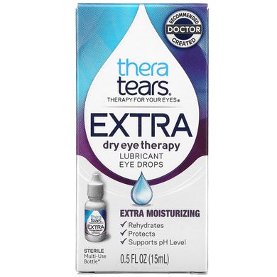 Очні краплі зі змащенням TheraTears (Extra Dry Eye Therapy Lubricant Eye Drops) 15 мл