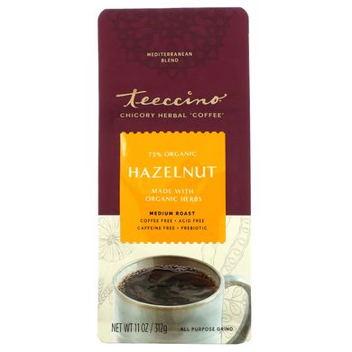 Середземноморська трав'яна кава фундук Teeccino (Herbal Coffee) 312 г