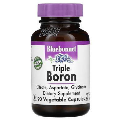 Тройной бор Bluebonnet Nutrition (Triple Boron) 3 мг 90 капсул купить в Киеве и Украине