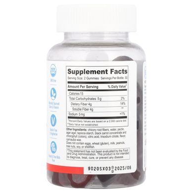 YumVs, Zero Prebiotic Fiber Gummies, Berry, 60 Gummies купить в Киеве и Украине