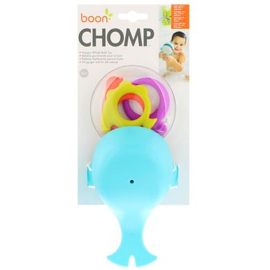 Chomp, Іграшка для ванни Hungry Whale, Boon, 12+ місяців