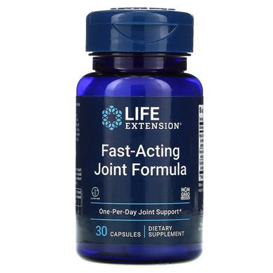 Швидкодіючий засіб для підтримки суглобів, Fast Acting Joint Formula, Life Extension, 30 капсул