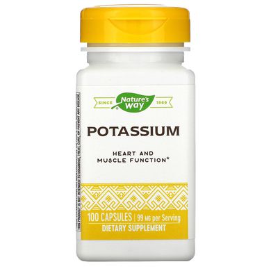 Калій комплекс Nature's Way (Potassium) 99 мг 100 капсул