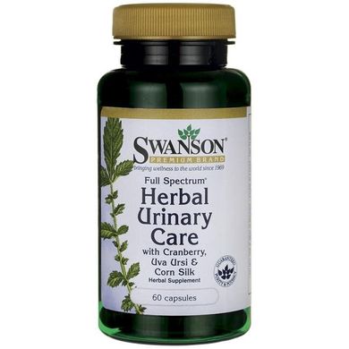 Трави для сечового догляду Swanson (Full Spectrum Herbal Urinary Care) 60 капсул