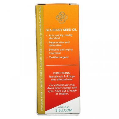 Sea buckthorn oil Sibu Beauty (Seed Oil) 10 ml