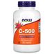 Кальцій Аскорбат Вітамін С Now Foods (C-500 Calcium Ascorbate-C) 500 мг 250 капсул фото