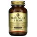 Витамины для кожи волос и ногтей Solgar (Skin Nails & Hair Advanced MSM Formula) 60 таблеток фото