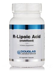 Р-ліпоєва кислота стабілізована Douglas Laboratories (R-Lipoic Acid) 60 вегетаріанських капсул