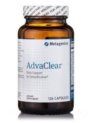 Вітаміни для детоксу та очищення організму Metagenics (AdvaClear) 126 капсул