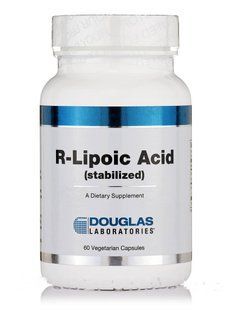 Р-липоевая кислота стабилизированная Douglas Laboratories (R-Lipoic Acid) 60 вегетарианских капсул купить в Киеве и Украине