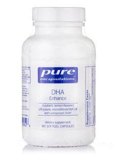 DHA for children lemon Pure Encapsulations (DHA Enhance for Children Chewable Lemon) 180 capsules