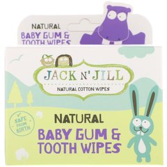 Jack n' Jill, Натуральные влажные салфетки для десен и зубов младенца, 25 салфеток в индивидуальных упаковках купить в Киеве и Украине