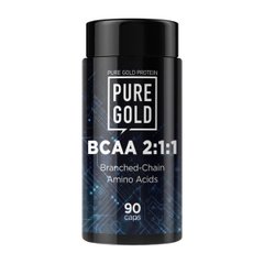 Аминокислоты БЦАА Pure Gold (BCAA 2-1-1) 90 капсул купить в Киеве и Украине