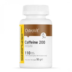 Кофеин 2000, CAFFEINE 200, OstroVit, 110 таблеток купить в Киеве и Украине