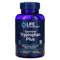 Оптимизированный триптофан-плюс, Optimized Tryptophan Plus, Life Extension, 90 капсул купить в Киеве и Украине