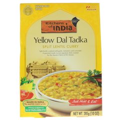 Yellow Dal Tadka, Карри из дробленой чечевицы, Kitchens of India, 10 унций (285 г) купить в Киеве и Украине