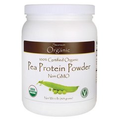 Сертифицированный органический порошок горохового протеина Swanson (100% Certified Organic Pea Protein Powder Non-GMO) 503 г купить в Киеве и Украине