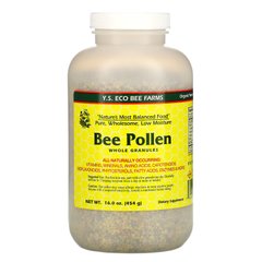 Пчелиная пыльца Гранулы Y.S. Eco Bee Farms (Fresh Bee Pollen Whole Granules) 453 г купить в Киеве и Украине