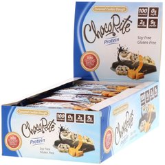 "ChocoRite", белковые батончики со вкусом карамельной начинки для печенья, HealthSmart Foods, Inc., 16 батончиков по 1,20 унции (34 г) купить в Киеве и Украине