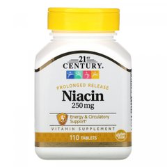 (ТЕРМІН!!!) Вітамін В3 21st Century (Niacin) 250 мг 110 таблеток